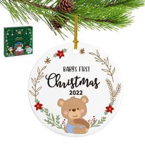 Baby's First Christmas Ornament 2022 - Baby/Little Bear